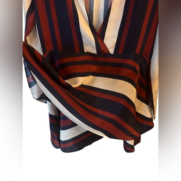 Sir. Women's Striped V-Neck mini dress- Multicolor size 1 - Picture 9 of 9